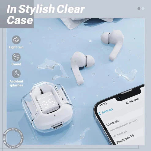 T6 Crystal Wireless Earphones🎧🌟 Electrical self
