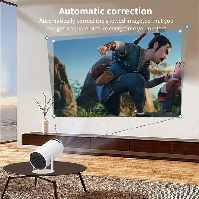 Portable Smart Mini Projector 5G WIFI, Support 4K